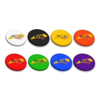 Branded Promotional RECYCLED ASSORTED TOKEN Badge From Concept Incentives.