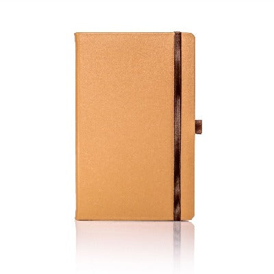 Branded Promotional CASTELLI LEATHER CORDOBA NOTE BOOK Tan Notebook from Concept Incentives