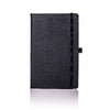 Branded Promotional CASTELLI LEATHER CORDOBA NOTE BOOK Black Notebook from Concept Incentives