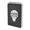 Branded Promotional A5 MUSKER JOTTER in Black Jotter From Concept Incentives.