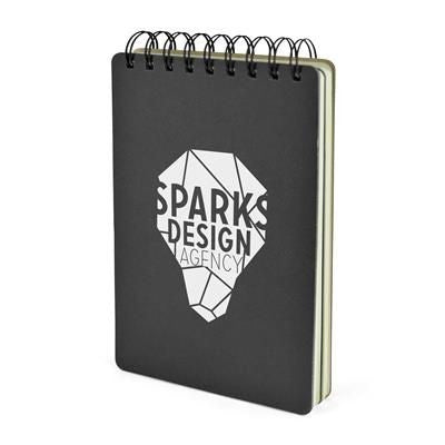 Branded Promotional A5 MUSKER JOTTER From Concept Incentives.