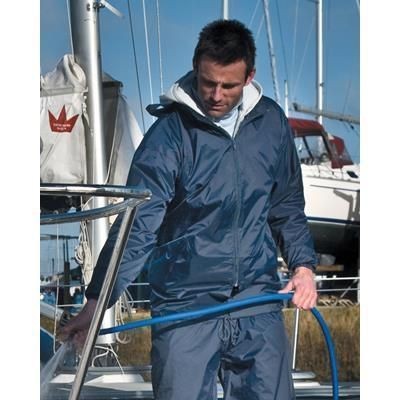 Branded Promotional RESULT LIGHTWEIGHT RAIN JACKET Rain Coat From Concept Incentives.