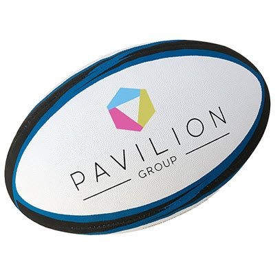 Branded Promotional SIZE 5 PROMOTIONAL RUGBY BALL Rugby Ball From Concept Incentives.