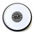 Branded Promotional ROUND DISC COASTER in Black Coaster From Concept Incentives.