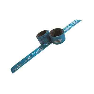 Branded Promotional REFLECTIVE SLAP BAND Wrist Band From Concept Incentives.