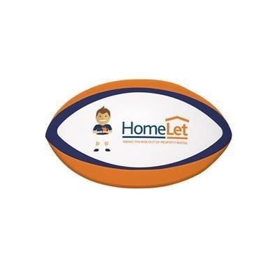 Branded Promotional PREMIUM RUGBY BALL Rugby Ball From Concept Incentives.