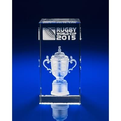 Branded Promotional RUGBY TROPHIES & GIFT IDEAS CRYSTAL GLASS Award From Concept Incentives.