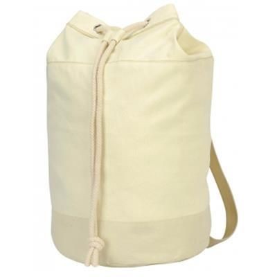 Branded Promotional SHUGON NEWBURY CANVAS DUFFLE BAG in Natural Cotton Bag From Concept Incentives.