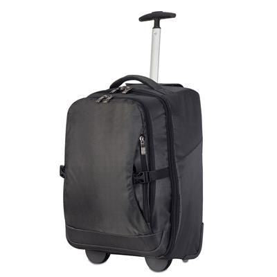 Branded Promotional SHUGON ROMA AIRPORT LAPTOP TROLLEY BAG in White Bag From Concept Incentives.