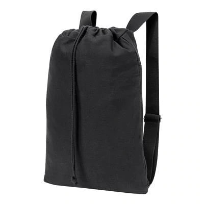 Branded Promotional SHEFFIELD COTTON DRAWSTRING BACKPACK RUCKSACK in Autumn Maple, Washed Bag From Concept Incentives.