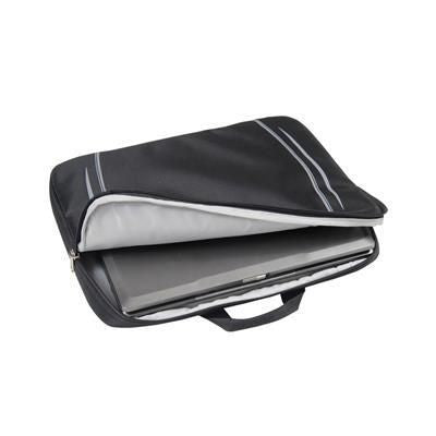 Branded Promotional SHUGON MAINE LAPTOP POUCH in Black Bag From Concept Incentives.