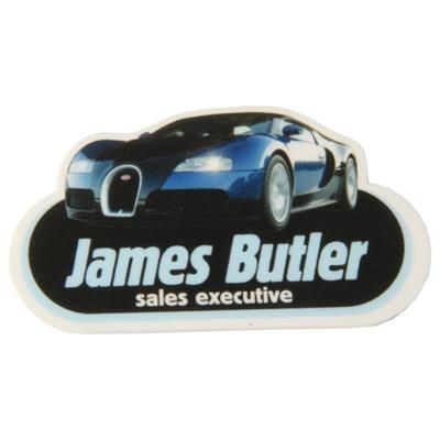 Branded Promotional SHAPE PRINTED FOAM BADGE Badge From Concept Incentives.