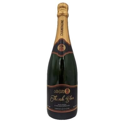 Branded Promotional CORPORATE BRANDED CHAMPAGNE 750ML Champagne From Concept Incentives.
