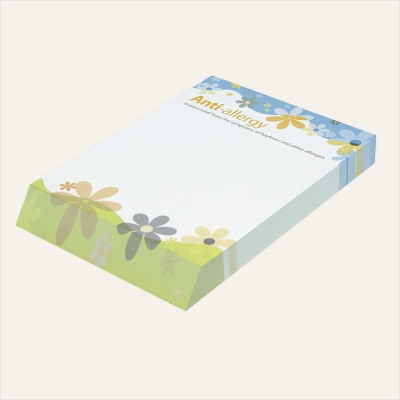 Branded Promotional SMART-PAD A5 SLOPE Note Pad From Concept Incentives.