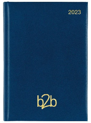Branded Promotional STRATA A5 PAGADAY STANDARD DESK DIARY in Red from Concept Incentives