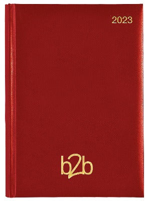 Branded Promotional STRATA A5 WEEK TO VIEW DESK DIARY in Royal Blue from Concept Incentives