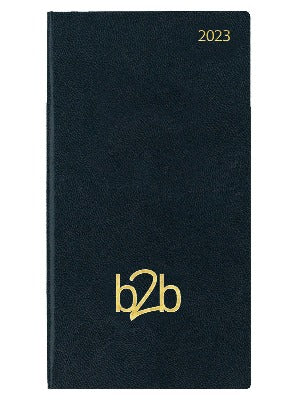 STRATA Branded Promotional PORTRAIT POCKET DIARY in Black from Concept Incentives