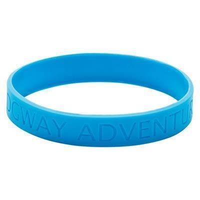 Branded Promotional SILICON WRIST BAND RECESSED DESIGN Wrist Band From Concept Incentives.