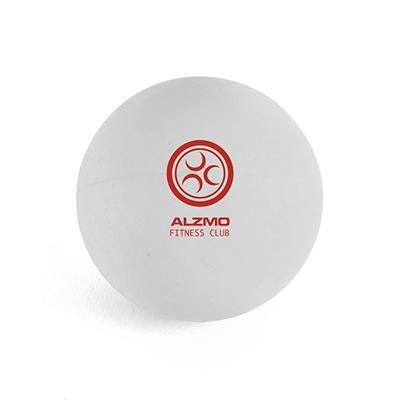 Branded Promotional BOUNCY BALL in White Ball From Concept Incentives.