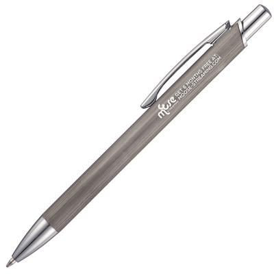 Branded Promotional SWALLOW BALL PEN in Charcoal Pen From Concept Incentives.