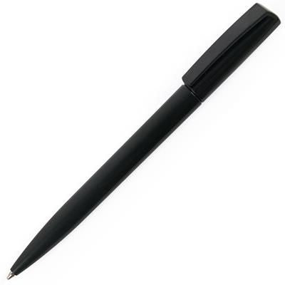 Branded Promotional TWISTER GT PLASTIC BALL PEN in Black Pen From Concept Incentives.