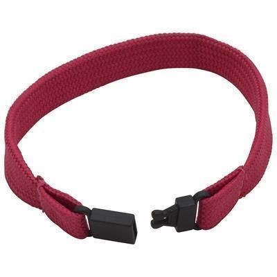 Branded Promotional TUBULAR POLYESTER WRIST BAND with Plastic Fastener Wrist Band From Concept Incentives.