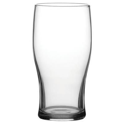 Branded Promotional BULK PACKED TULIP HALF PINT GLASS Beer Glass From Concept Incentives.