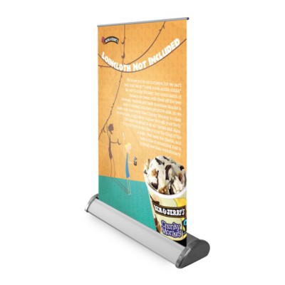 Branded Promotional A4 VISION DESK ROLLER BANNER Banner From Concept Incentives.