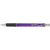 Branded Promotional VIPER FROST BALL PEN in Frosted Purple with Black Grip & Silver Trim Pen From Concept Incentives.