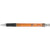 Branded Promotional VIPER FROST BALL PEN in Frosted Orange with Black Grip & Silver Trim Pen From Concept Incentives.