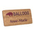 Branded Promotional REAL WOOD PERSONALISED NAME BADGE PRINTED Badge From Concept Incentives.