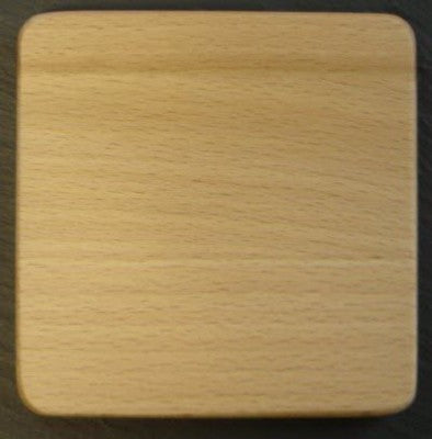 Branded Promotional SQUARE WOOD COASTER Coaster From Concept Incentives.