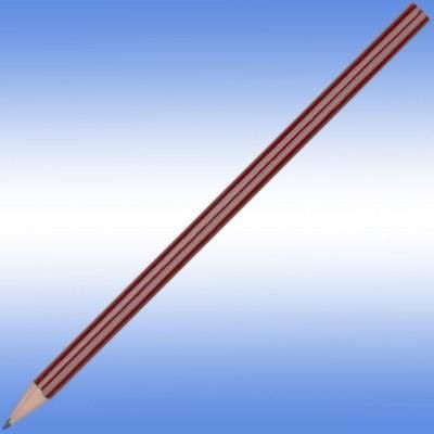 Branded Promotional STANDARD NE PENCIL in Burgundy Pencil From Concept Incentives.