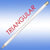 Branded Promotional TRISIDE PENCIL in White with Gold Tip Pencil From Concept Incentives.