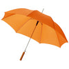 LISA 23 AUTO OPEN UMBRELLA with Wood Handle in Orange