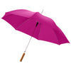 LISA 23 AUTO OPEN UMBRELLA with Wood Handle in Magenta