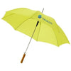 LISA 23 AUTO OPEN UMBRELLA with Wood Handle in Neon Fluorescent Green