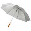 LISA 23 AUTO OPEN UMBRELLA with Wood Handle in Pale Grey