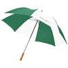 KARL 30 GOLF UMBRELLA with Wood Handle in Green-white Solid