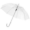 KATE 23 CLEAR TRANSPARENT AUTO OPEN UMBRELLA in Clear Transparent White