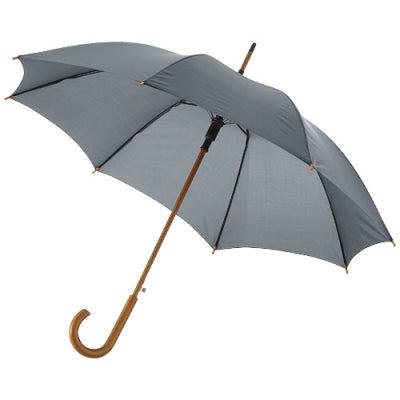 KYLE 23 AUTO OPEN UMBRELLA WOOD SHAFT AND HANDLE in Grey
