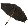 STARK 23 WINDPROOF AUTO OPEN UMBRELLA in Black Solid-orange