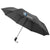 GISELE 21 HEATHERED AUTO OPEN UMBRELLA in Black Solid