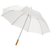 KARL 30 GOLF UMBRELLA with Wood Handle in White Solid