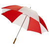 KARL 30 GOLF UMBRELLA with Wood Handle in Red-white Solid