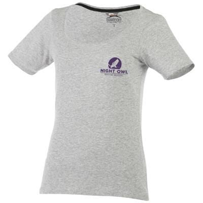 BOSEY SHORT SLEEVE LADIES SCOOP NECK T-SHIRT in Sports Grey
