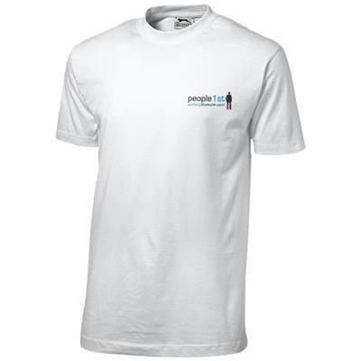 ACE SHORT SLEEVE MENS T-SHIRT in White Solid