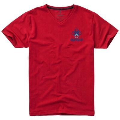 KAWARTHA SHORT SLEEVE MENS ORGANIC T-SHIRT in Red