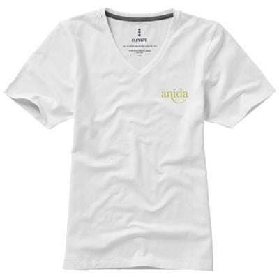 KAWARTHA SHORT SLEEVE LADIES ORGANIC T-SHIRT in White Solid