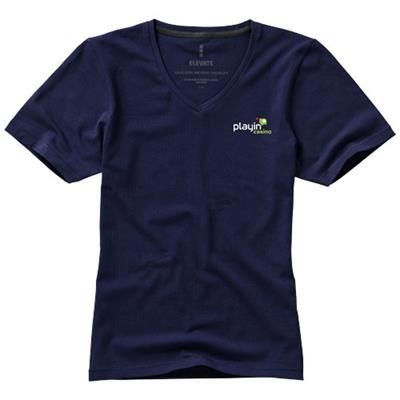 KAWARTHA SHORT SLEEVE LADIES ORGANIC T-SHIRT in Navy